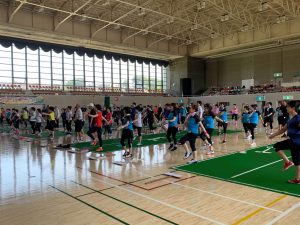 開会式での１枚