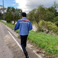 河川の水位は高いです