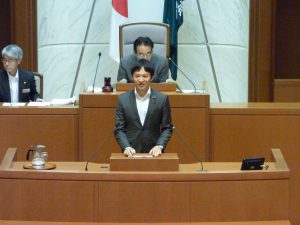 質問の様子です