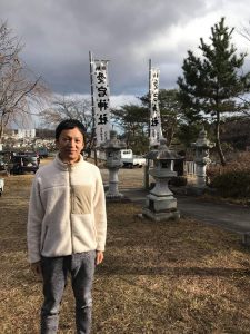 地元愛宕神社での1枚